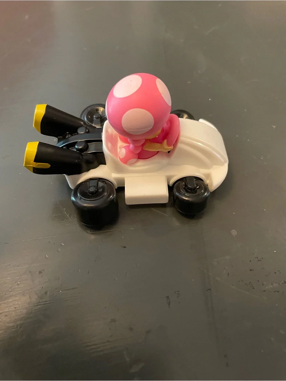 Mario Kart Car Toad Pink Mushroom Kart Toy super Mario bros